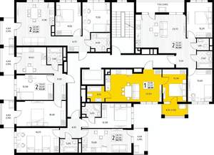 1-к квартира, вторичка, 39м2, 4/8 этаж