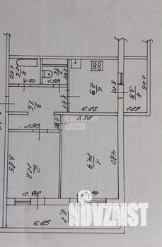 2-к квартира, вторичка, 59м2, 8/9 этаж