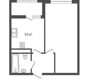 1-к квартира, вторичка, 30м2, 10/10 этаж