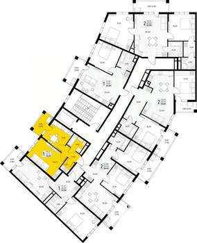 1-к квартира, вторичка, 34м2, 8/8 этаж