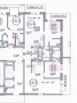 1-к квартира, вторичка, 58м2, 16/20 этаж