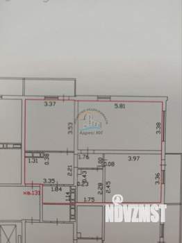 2-к квартира, вторичка, 67м2, 1/16 этаж