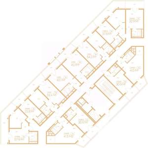 1-к квартира, вторичка, 40м2, 7/9 этаж