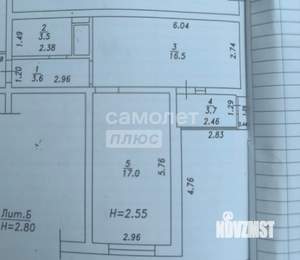 1-к квартира, вторичка, 44м2, 11/18 этаж