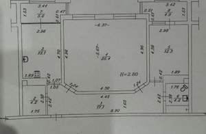 2-к квартира, вторичка, 86м2, 12/14 этаж