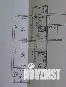 2-к квартира, вторичка, 56м2, 4/9 этаж