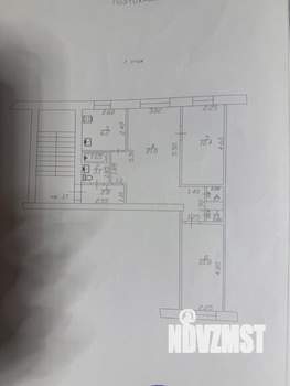 3-к квартира, вторичка, 56м2, 1/4 этаж