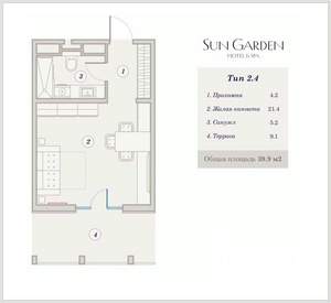 1-к квартира, вторичка, 41м2, 7/9 этаж