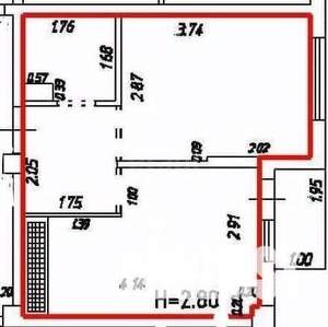 1-к квартира, вторичка, 28м2, 6/7 этаж