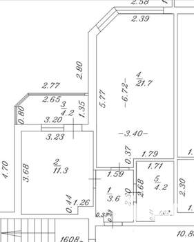 1-к квартира, вторичка, 45м2, 16/19 этаж