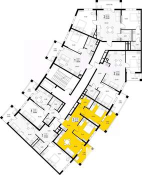 2-к квартира, вторичка, 58м2, 3/8 этаж