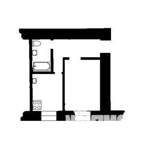 1-к квартира, вторичка, 35м2, 5/20 этаж
