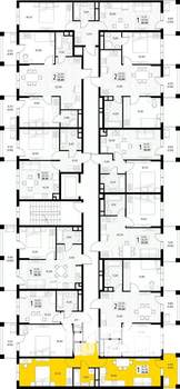 1-к квартира, вторичка, 42м2, 3/8 этаж