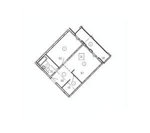 1-к квартира, вторичка, 50м2, 3/10 этаж