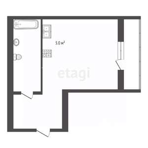 Студия квартира, вторичка, 32м2, 16/16 этаж