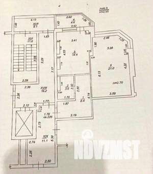 1-к квартира, вторичка, 52м2, 10/12 этаж