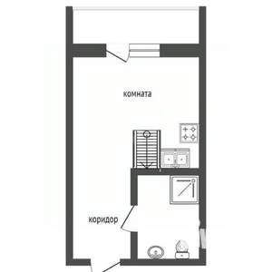 Студия квартира, вторичка, 20м2, 5/9 этаж