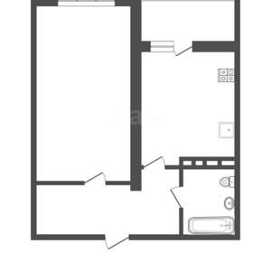 1-к квартира, вторичка, 39м2, 13/19 этаж