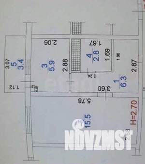 1-к квартира, вторичка, 35м2, 2/7 этаж