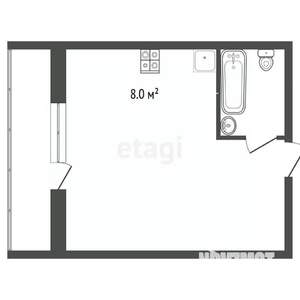 Студия квартира, вторичка, 32м2, 5/10 этаж