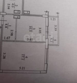 1-к квартира, вторичка, 40м2, 8/13 этаж