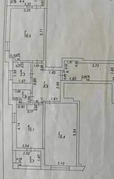 2-к квартира, вторичка, 68м2, 5/10 этаж