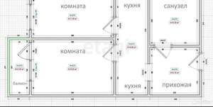 1-к квартира, вторичка, 37м2, 11/20 этаж