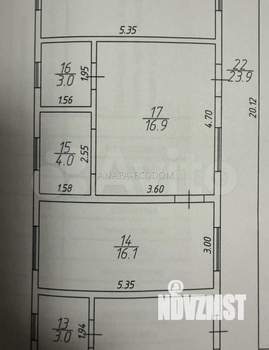 1-к квартира, вторичка, 40м2, 2/2 этаж