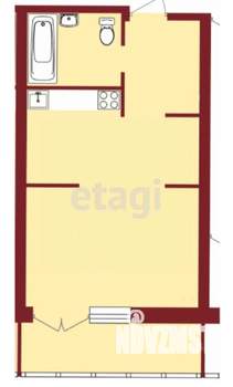 Студия квартира, вторичка, 27м2, 17/17 этаж