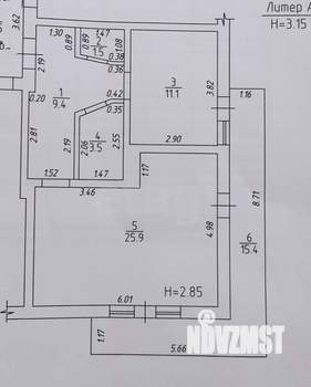 2-к квартира, вторичка, 54м2, 3/4 этаж