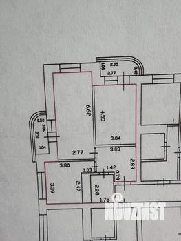 2-к квартира, вторичка, 54м2, 1/6 этаж