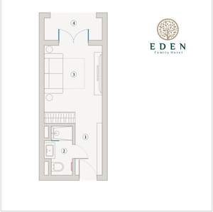 1-к квартира, вторичка, 26м2, 3/5 этаж