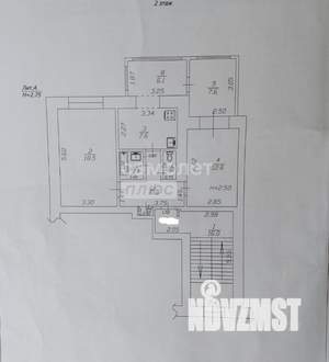 2-к квартира, вторичка, 63м2, 2/5 этаж