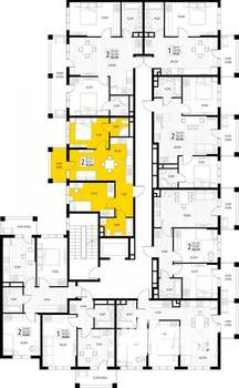 2-к квартира, вторичка, 53м2, 4/8 этаж